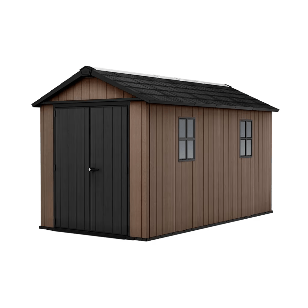 Keter - Caseta de exterior Newton 7511/1175 marrón