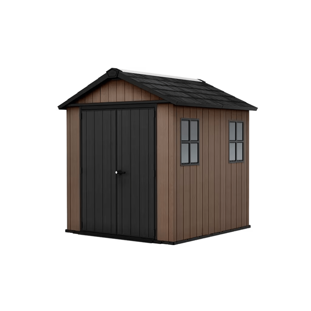 Keter - Caseta de exterior Newton 757/775 marrón