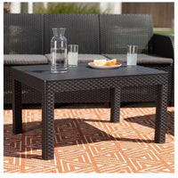 Keter - Conjunto de exterior 5 plazas Rosalie Lounge grafito