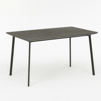 Keter - Mesa de comedor de exterior Metalea metal