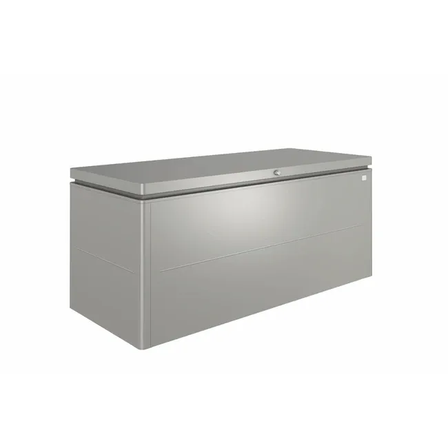 Biohort – LoungeBox Arcón de diseño Gris cuarzo metálico