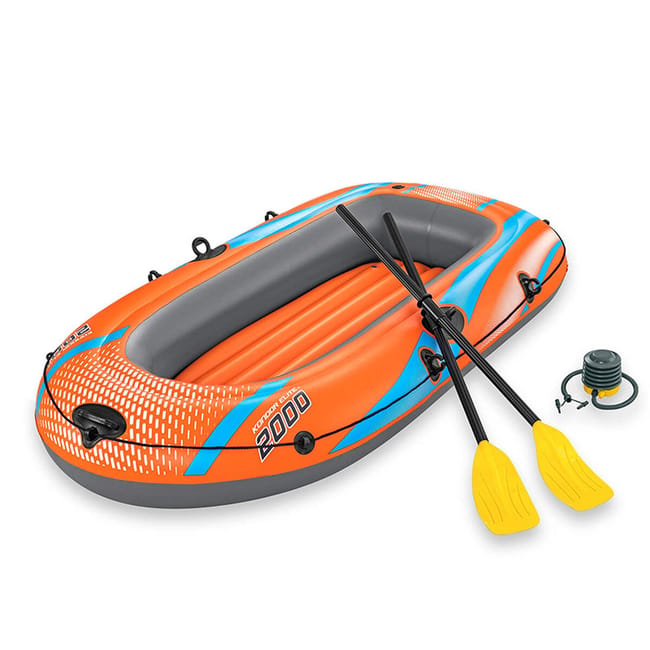 Bestway – Barca hinchable Kondor Elite 2000 Raft Set (196 × 106 cm)