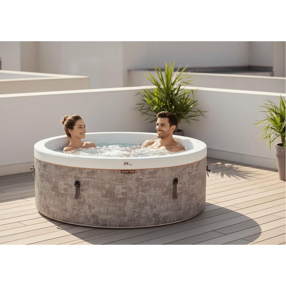 MSpa - Spa hinchable semirrígido circular Cocoon-Eco 4–6 personas