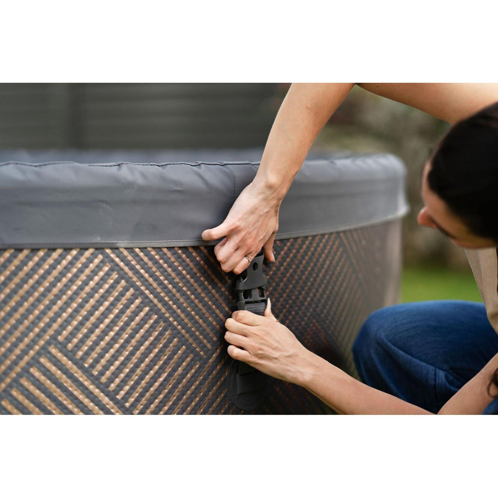 MSpa - Spa hinchable semirrígido circular Mono-Eco 4-6 personas