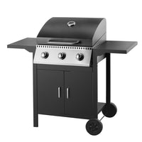 Barbacoa de gas 3 fuegos para jardín y terraza