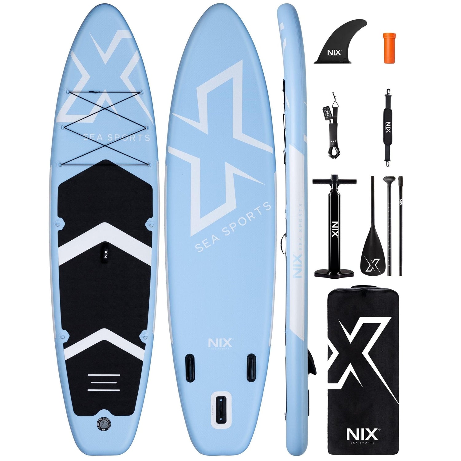 Tabla de paddle surf hinchable 11" 335 cm azul