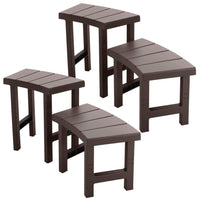 Intex Pack 4 Bancos Modulares de plástico Spa Circular 4 Personas