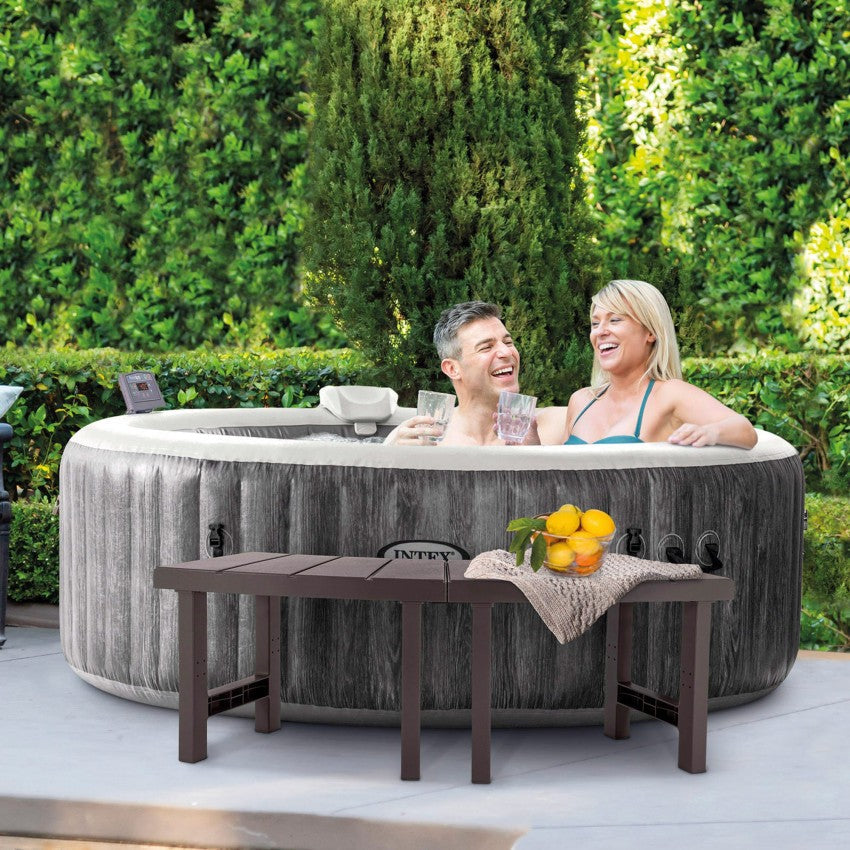 Intex Pack 4 Bancos Modulares de plástico Spa Circular 4 Personas