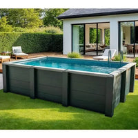 Piscina elevada de composite Gre rectangular KPCOR46T (455 × 315 × 126 cm)