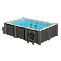 Piscina elevada de composite Gre rectangular KPCOR46T (455 × 315 × 126 cm)