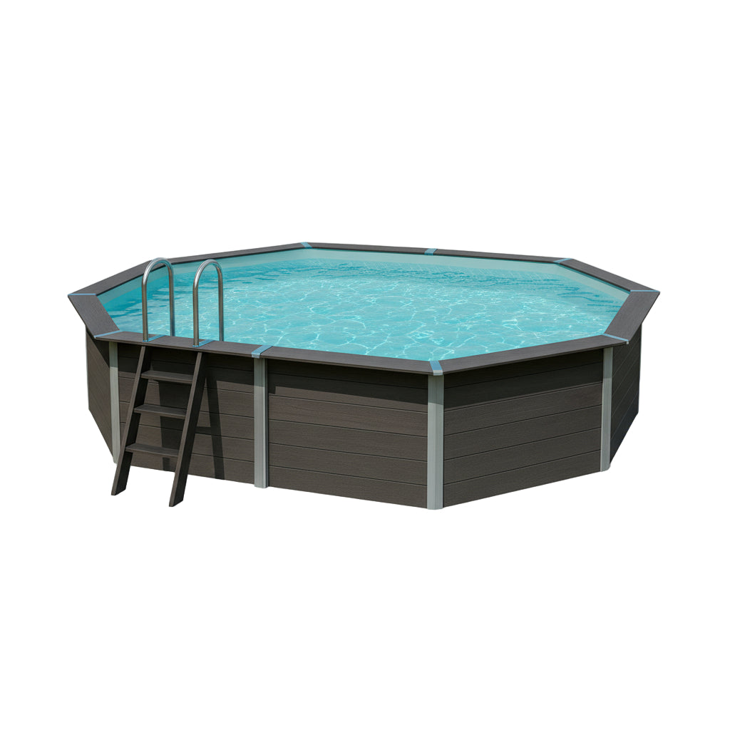 Piscina elevada de Composite Gre Avantgarde Ovalada 524x386x124