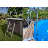 Piscina elevada de Composite Gre Avantgarde Redonda 410x124