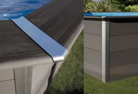 Piscina elevada de Composite Gre Avantgarde Ovalada 804x386x124