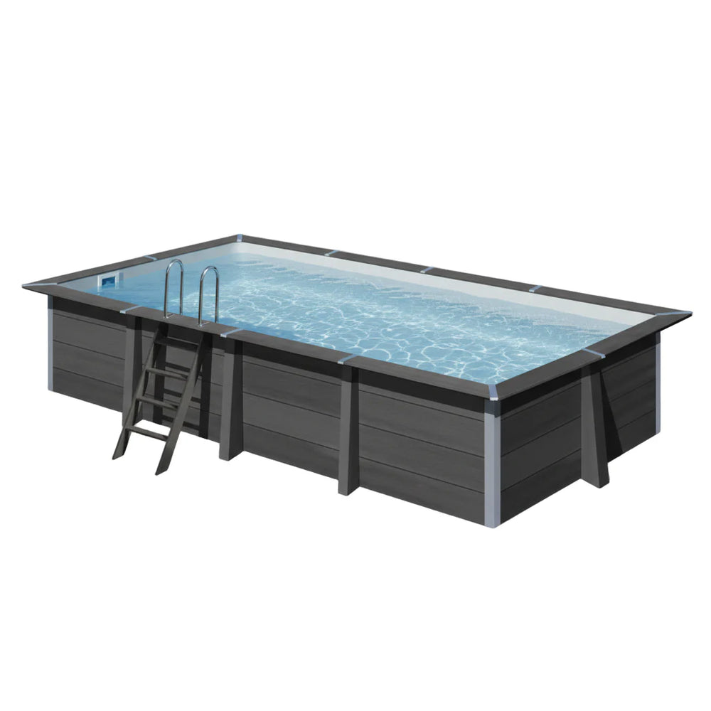Piscina elevada de Composite Gre Avantgarde Rectangular 606x326x124