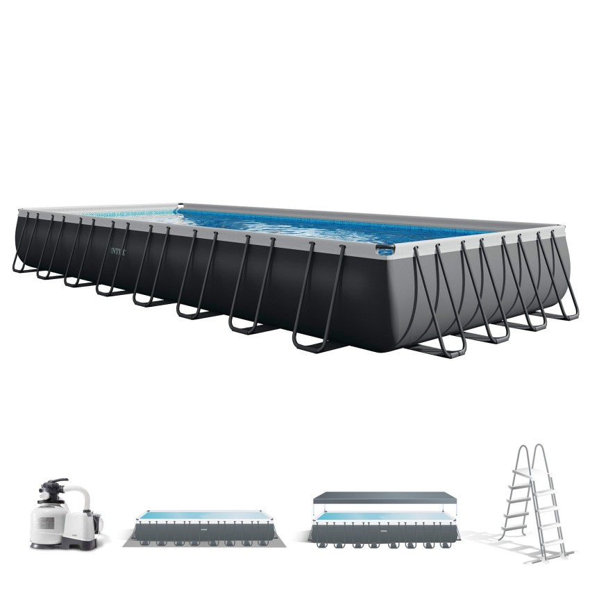 Intex Ultra XTR Frame Piscina Desmontable Rectangular 975x488x132 cm