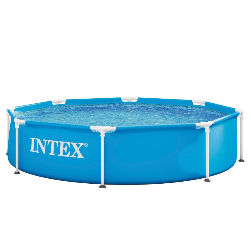 Intex Metal Frame Piscina Desmontable Redonda 244x51cm 1828L Azul
