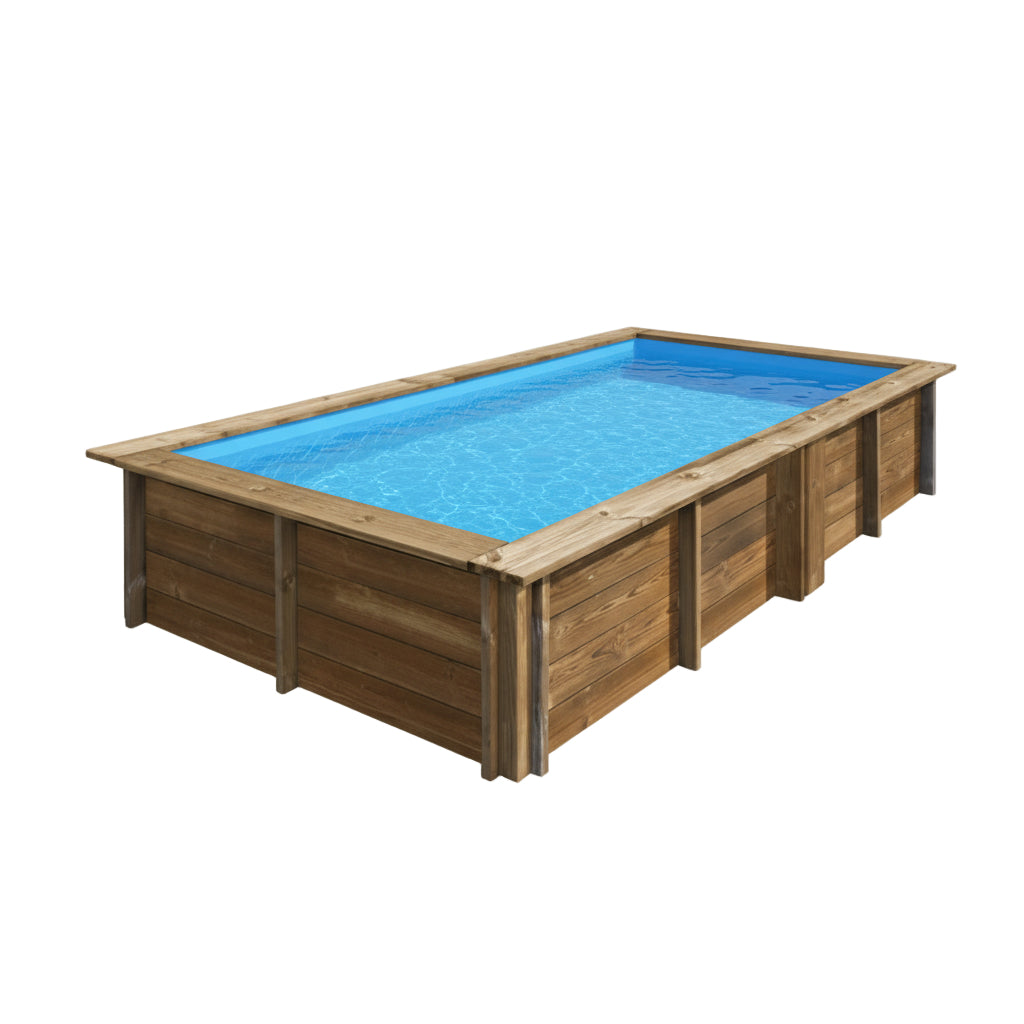 Piscina elevada de madera Gre Sunbay Lemon 375x200x68