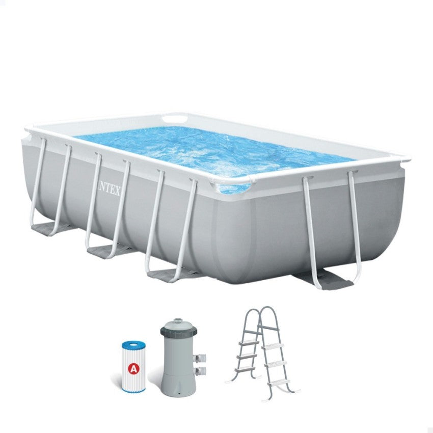 Intex Prism Frame Piscina Rectangular 300x175cm con Depuradora