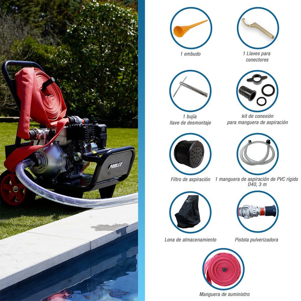 Poolex - Motobomba Sam protección contra incendios
