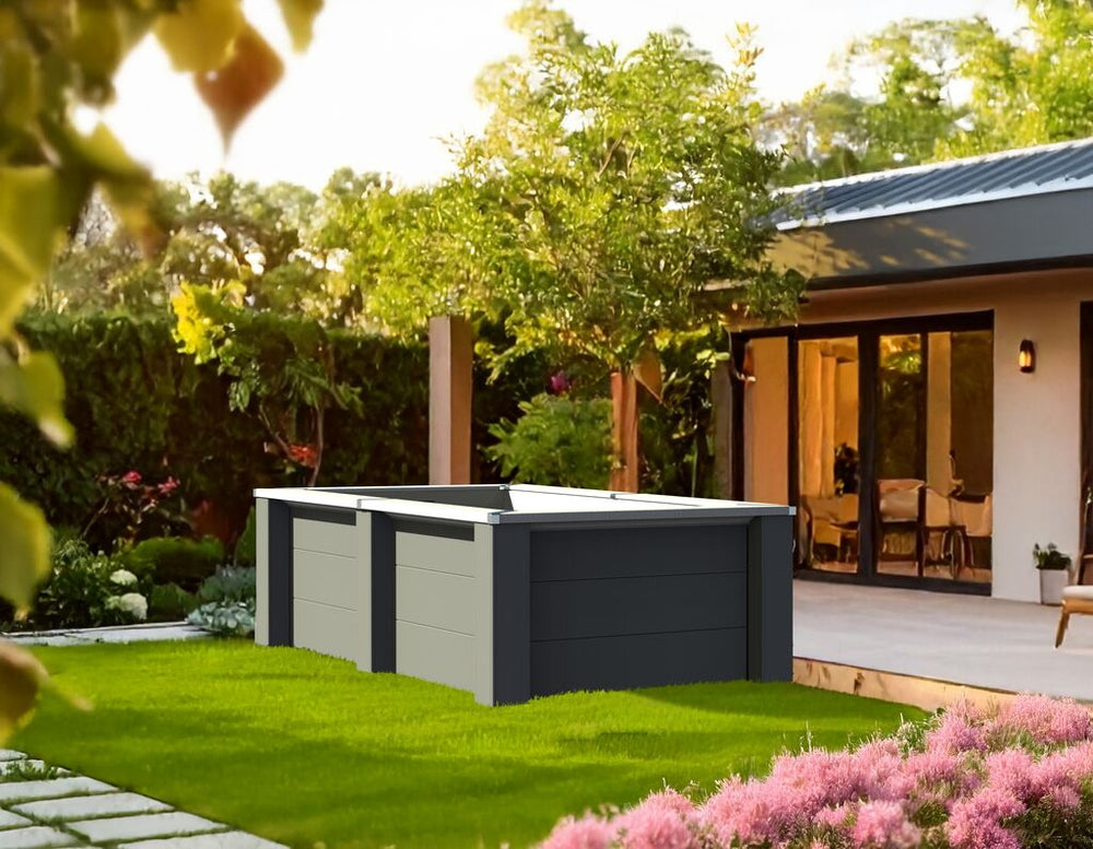 Piscina elevada de composite Gre rectangular KPCOR2814T (315 × 175 × 96 cm)