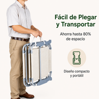 Silla Plegable Reclinable Con Reposacabezas Portátil